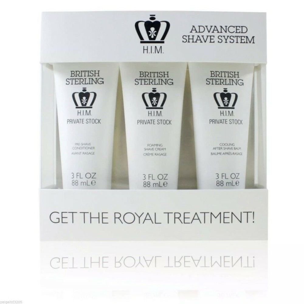 British Sterling H.I.M. Advanced Shave system set